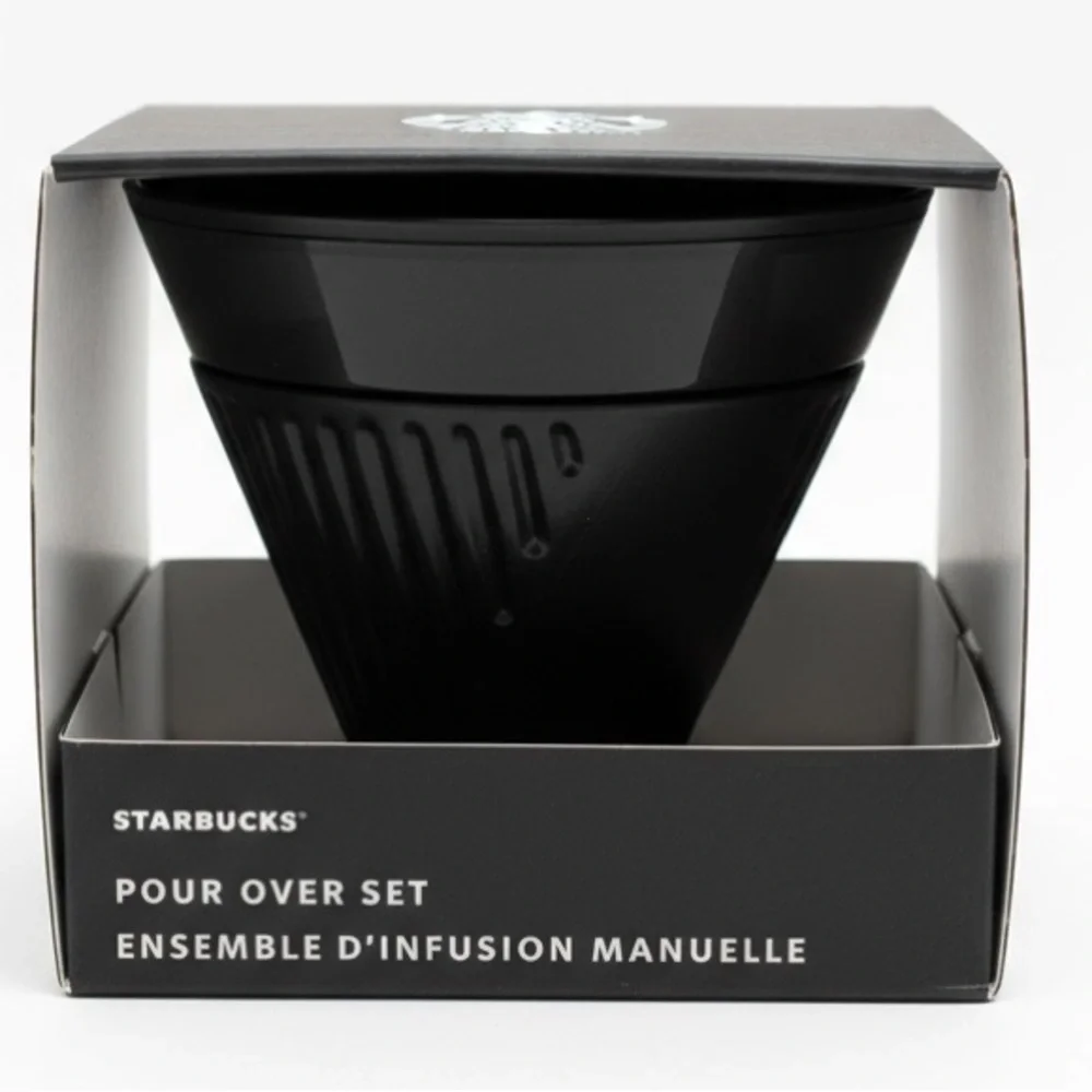 Starbucks Black Pour Over Set
